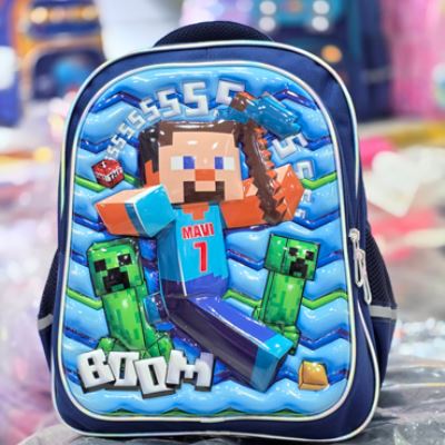 کیف پسرانه ماینکرافت